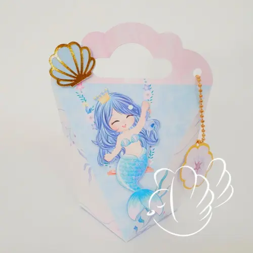 Personalizados-caixinhas-sereia - 10 Itens