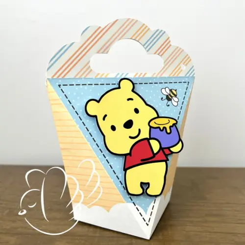 Personalizados-caixinhas-ursinho Pooh - 30 Itens