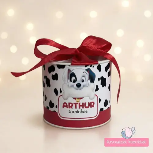Tubolata Mini Personalizada - 101 Dalmatas - 30 Unidades