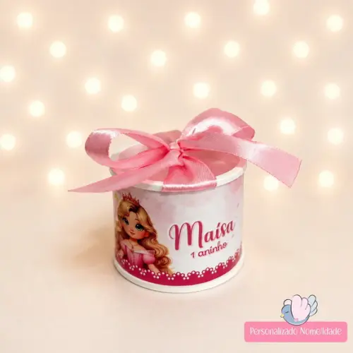 Tubolata Mini Personalizada - Bela Adormecida - 10 Unidades