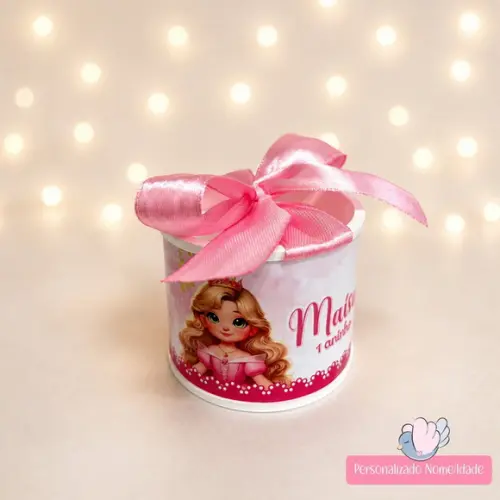 Tubolata Mini Personalizada - Bela Adormecida - 25 Unidades