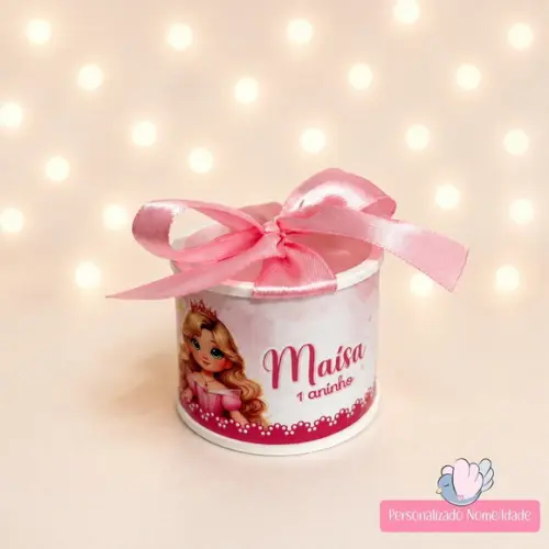 Tubolata Mini Personalizada - Bela Adormecida - 20 Unidades