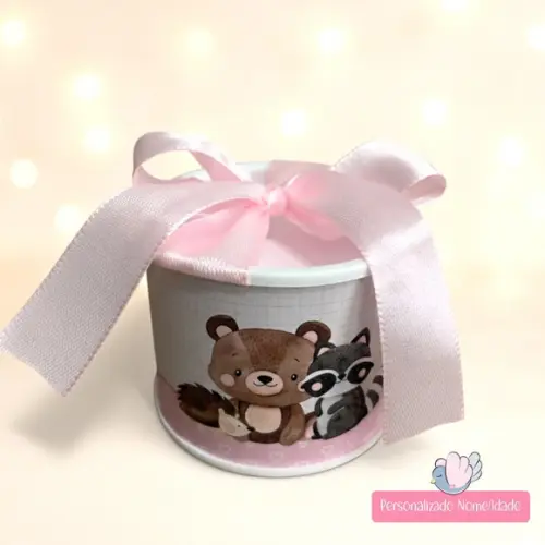 Tubolata Mini Personalizada - Bosque Menina - 15 Unidades