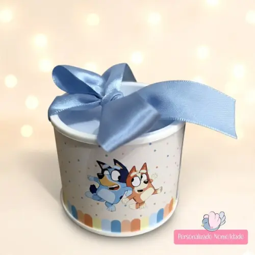 Tubolata Mini Personalizada - Bluey Neutro -30 Unidades