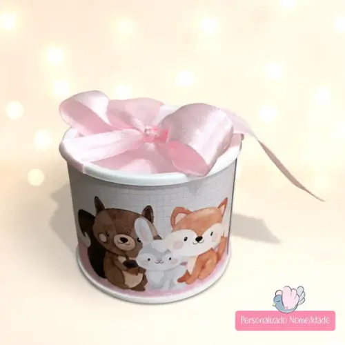 Tubolata Mini Personalizada - Bosque Menina - 15 Unidades