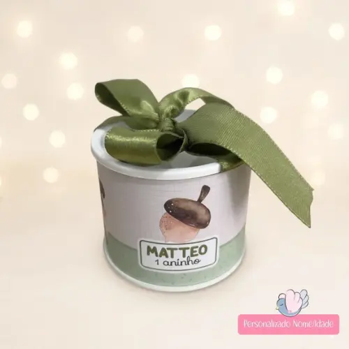 Tubolata Mini Personalizada - Bosque Menino - 50 Unidades