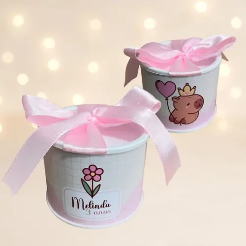 Tubolata Mini Personalizada - Capivara - 30 Unidades