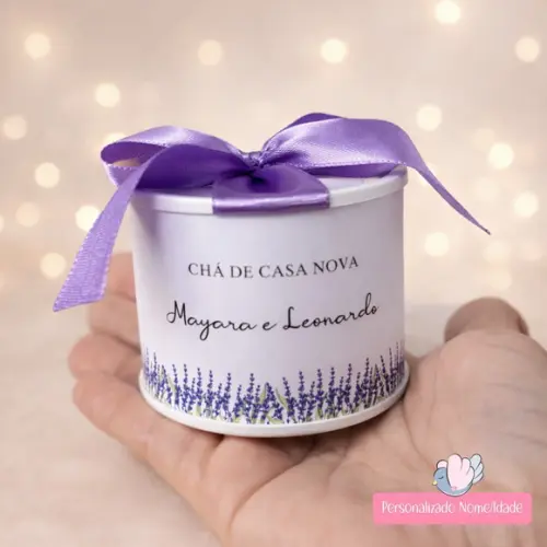 Tubolata Mini Personalizada - Chá de Casa Nova - 10 Unidades