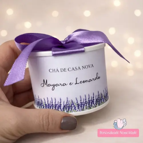 Tubolata Mini Personalizada - Chá de Casa Nova - 20 Unidades