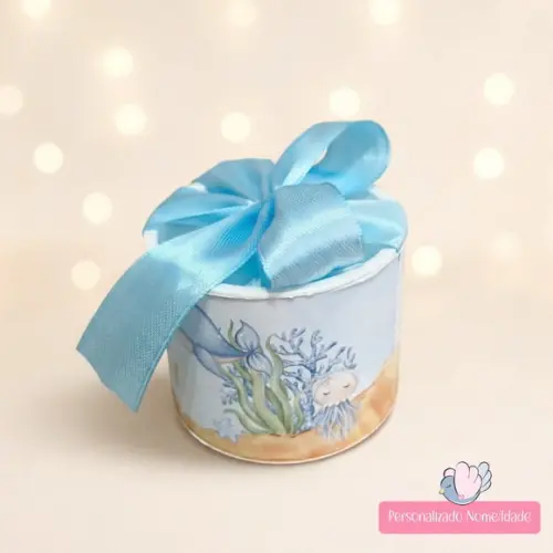 Tubolata Mini Personalizada - Fundo do Mar - 20 Unidades