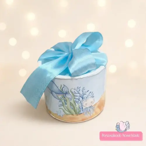Tubolata Mini Personalizada - Fundo do Mar - 25 Unidades