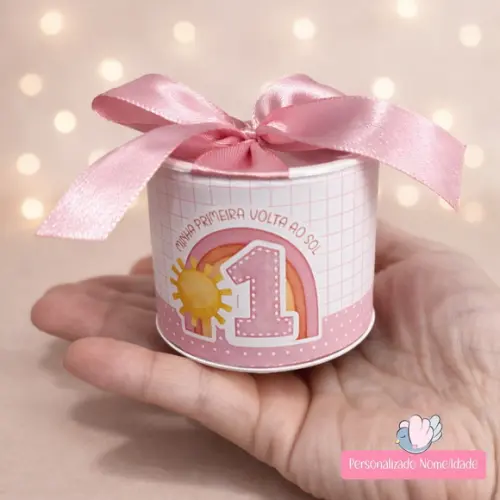 Tubolata Mini Personalizada - Volta ao Sol - 20 Unidades