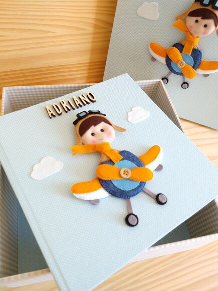 Livro do Bebê + Cx Menino Aviador 1