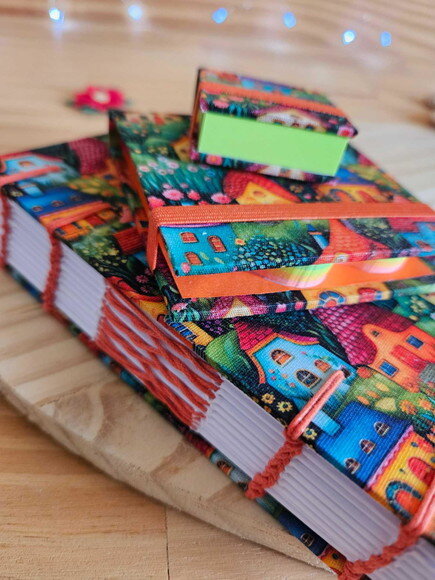 caderno casinhas