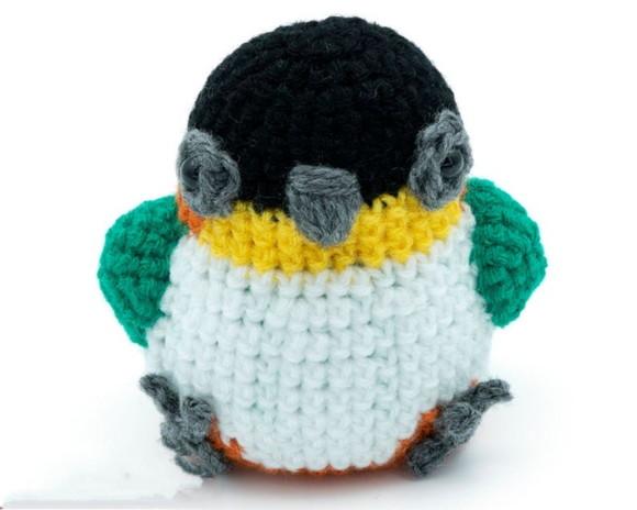 Agapornis Amigurumi Chaveiro de Crochê