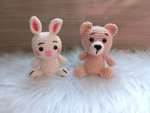 Amigurumi Animais do Bosque / Floresta (unidade)