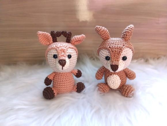 Amigurumi Animais do Bosque / Floresta (unidade)