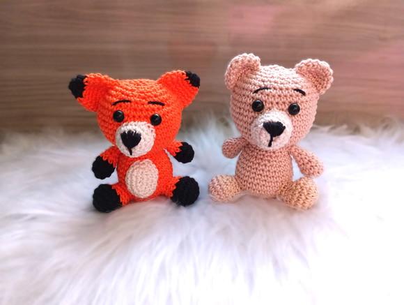 Amigurumi Animais do Bosque / Floresta (unidade)