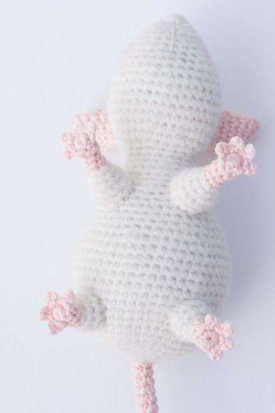 Amigurumi Ratinho Branco Personalizável