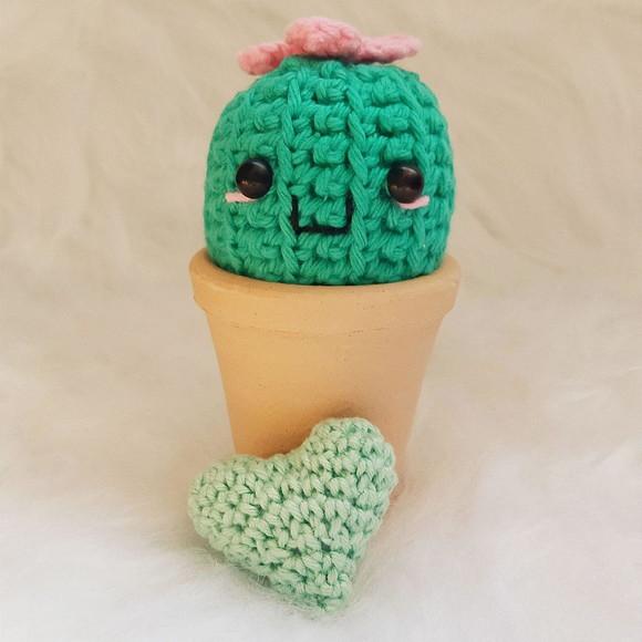 Cacto Lembrancinha Amigurumi (crochê, Maternidade Newborn)