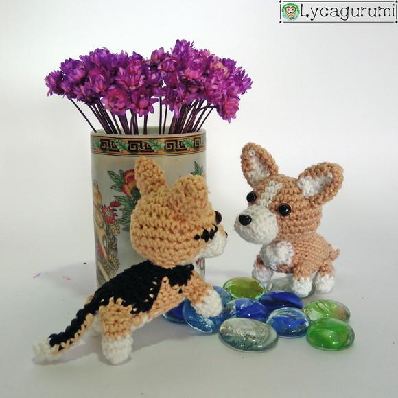 Corgi Amigurumi - Cachorro de Crochê (pet Personalizado)