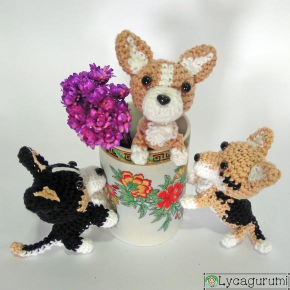 Corgi Amigurumi - Cachorro de Crochê (pet Personalizado)