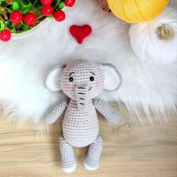 Elefante Amigurumi Safari