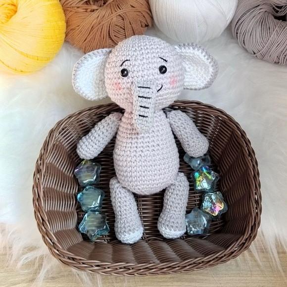 Elefante Amigurumi Safari