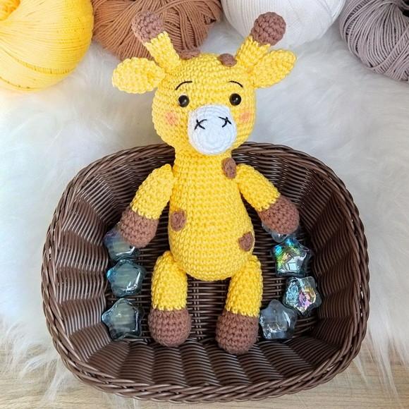 Girafa Safari Amigurumi
