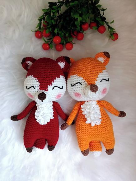 Raposa Amigurumi - Animais do Bosque (unidade)