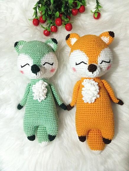 Raposa Amigurumi - Animais do Bosque (unidade)