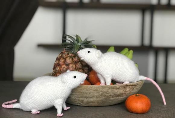 Ratinha Amigurumi Pet Personalizado (rato Twister)