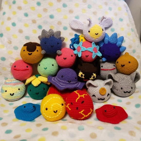 Slime Rancher Amigurumi Chaveiro de Crochê