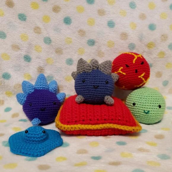 Slime Rancher Amigurumi Chaveiro de Crochê