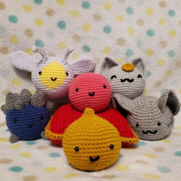 Slime Rancher Amigurumi Chaveiro de Crochê