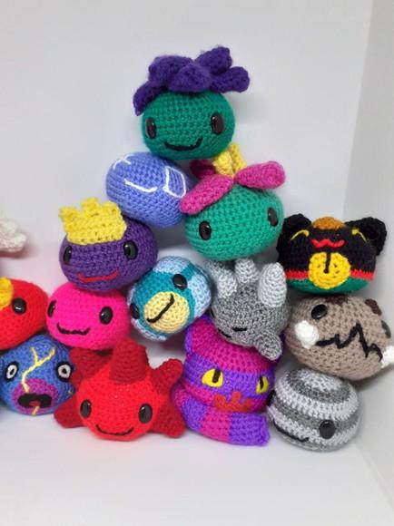 Slime Rancher Amigurumi Chaveiro de Crochê