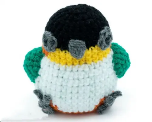 Agapornis Amigurumi Chaveiro de Crochê