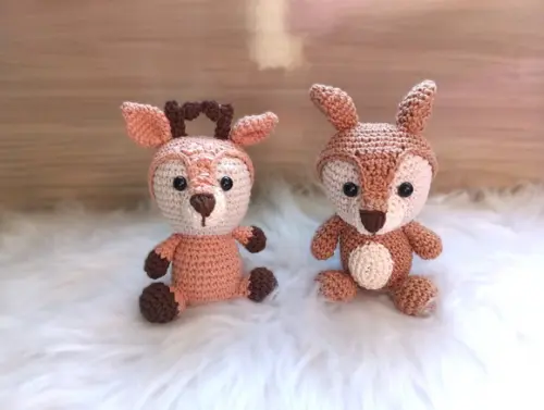 Amigurumi Animais do Bosque / Floresta (unidade)