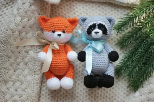 Amigurumi Animais do Bosque/floresta (unidade)