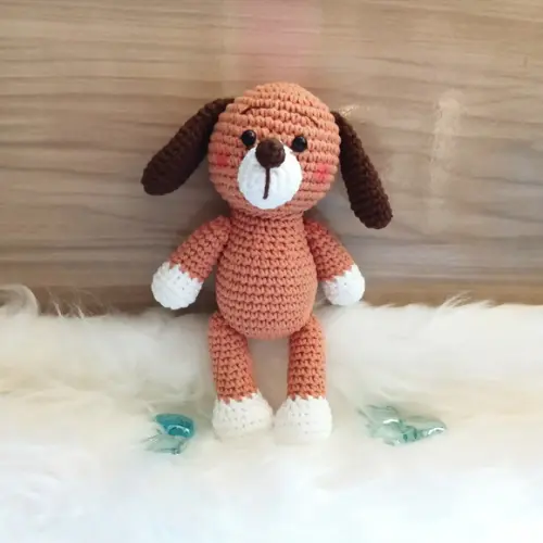 Amigurumi Cachorro - Animais da Fazenda (pet, Safari)