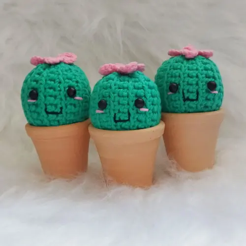 Cacto Lembrancinha Amigurumi (crochê, Maternidade Newborn)
