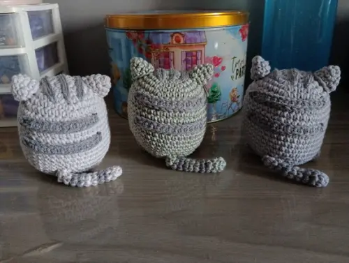 Chaveiro Gato Pusheen Cat Amigurumi