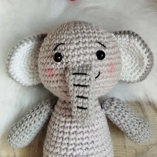 Elefante Amigurumi Safari