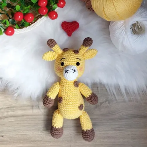 Girafa Safari Amigurumi