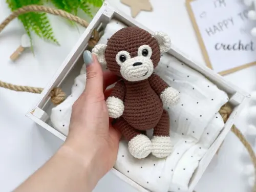 Macaco Safari Amigurumi