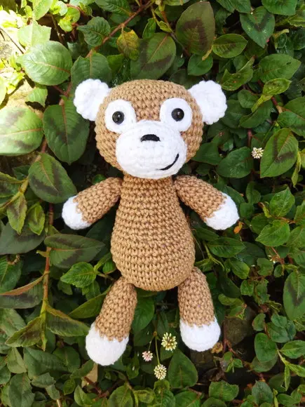 Macaco Safari Amigurumi