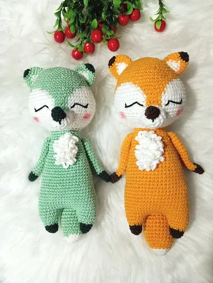 Raposa Amigurumi - Animais do Bosque (unidade)