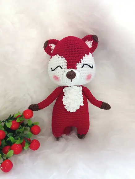 Raposa Amigurumi - Animais do Bosque (unidade)