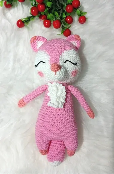 Raposa Amigurumi - Animais do Bosque (unidade)