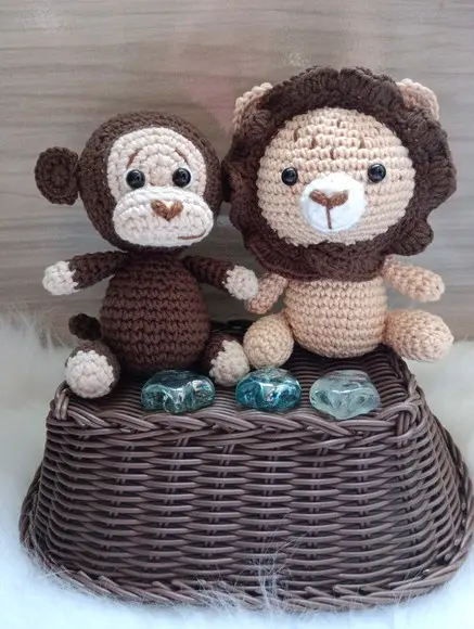 Safari Baby Amigurumi - Vários Modelos (unidade)